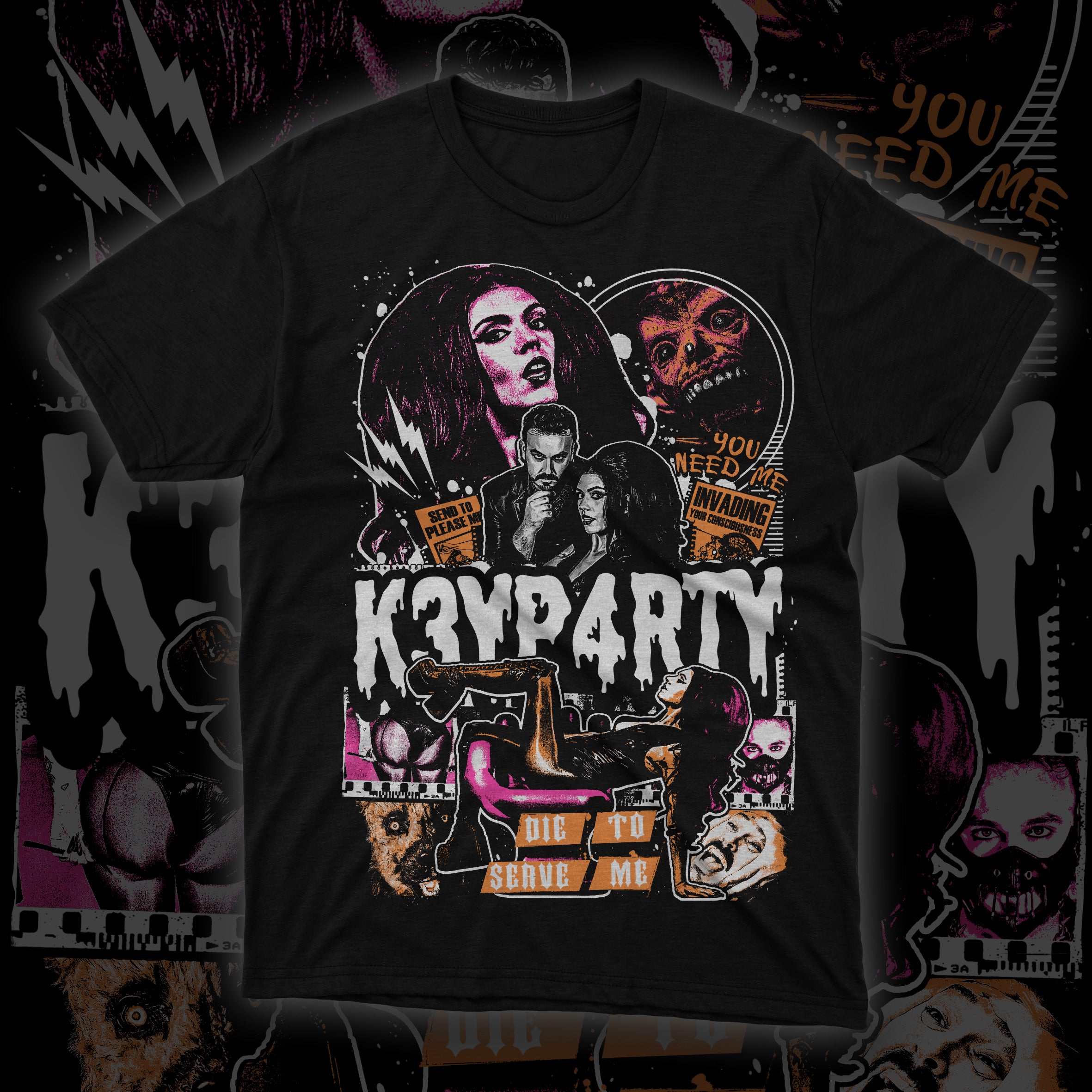 "DIE TO SERVE ME" T-SHIRT